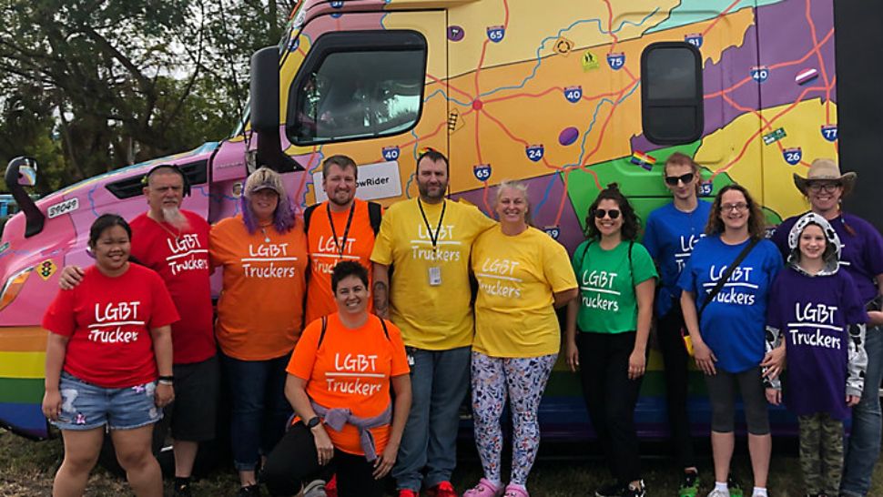LGBTQ+ Community in a role of truck drivers